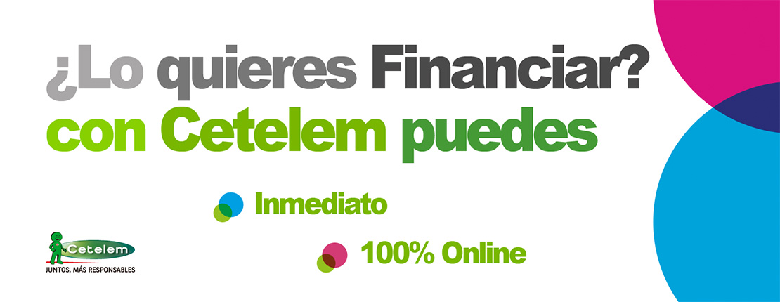 Want to finance it? With CETELEM, you can